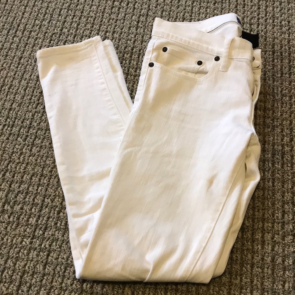 RALPH LAUREN RUGBY WHITE JEANS SIZE 28